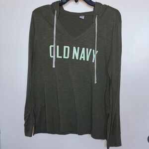 Old Navy Olive Green Hoodie Top